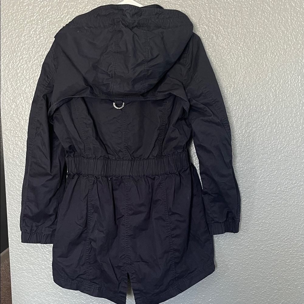 Laundry by Shelli Segal Navy Hooded Jacket Size Large - Picture 10 of 14